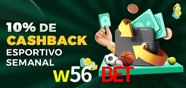 10% de bônus de cashback na w56 bet